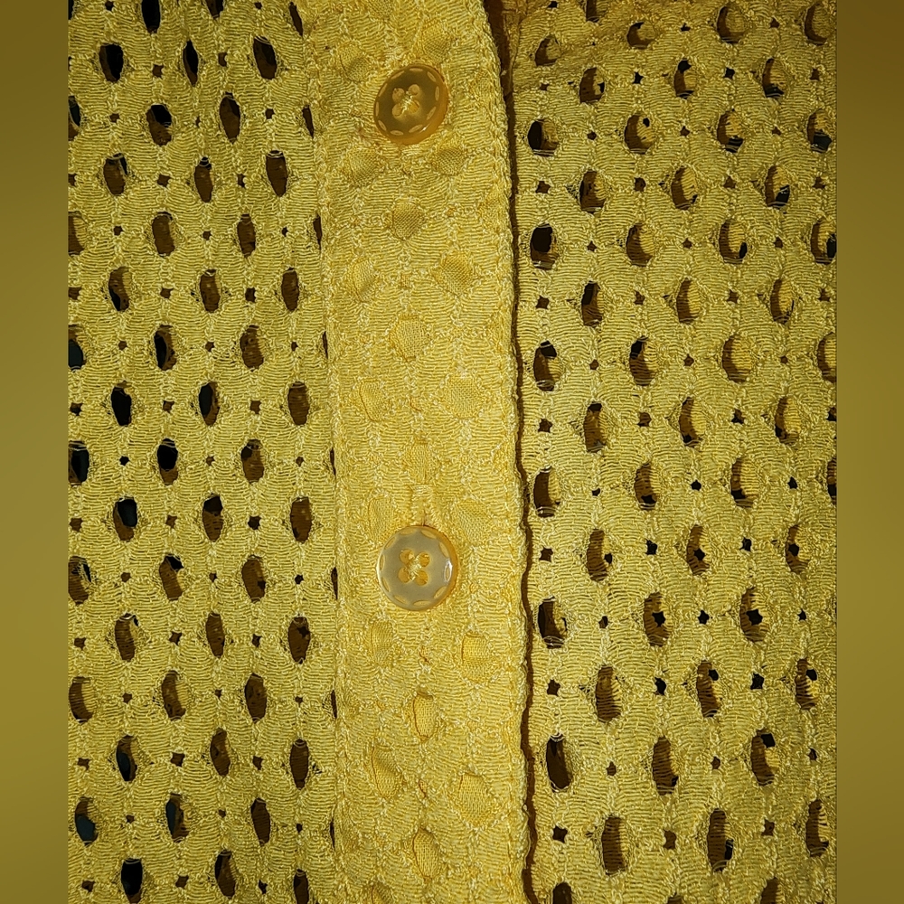 Plus Size Lemon Yellow 2 Pc Set - image 2